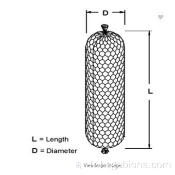 Sack Gabion Mesh Hexagonal Wire Netting